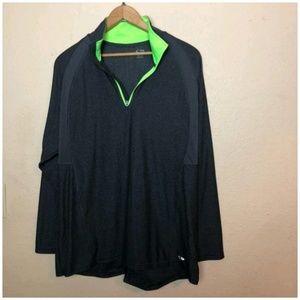 Champion Grey Half Zip Long Sleeve